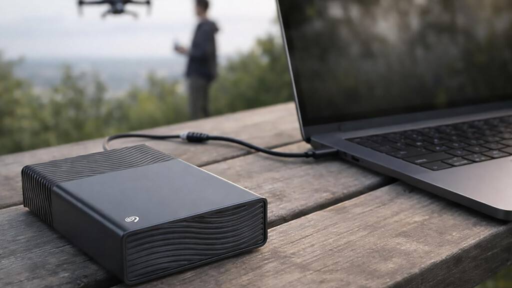 Este disco duro tiene 20 TB y es portátil: te lo puedes llevar a donde quieras y comprarlo solo hoy más barato