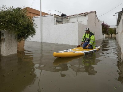 Graves inundaciones en el este España dejan cuatro fallecidos