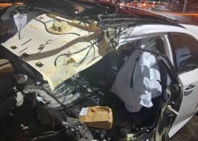 Heridos en accidente de tránsito en Santiago en avenida Monumental