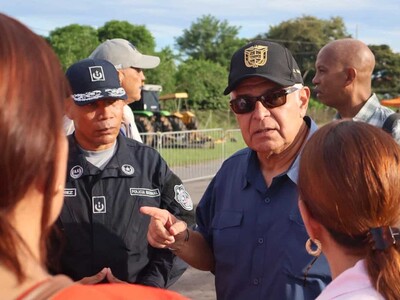 José Raúl Mulino visita Penonomé tras terremoto Panamá