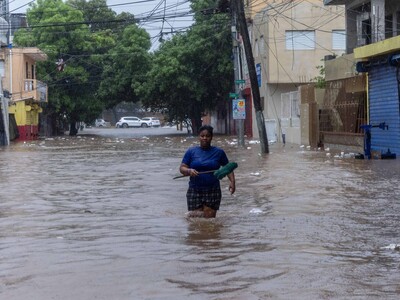 Lluvias causan inundaciones en SD y daños en el interior del país