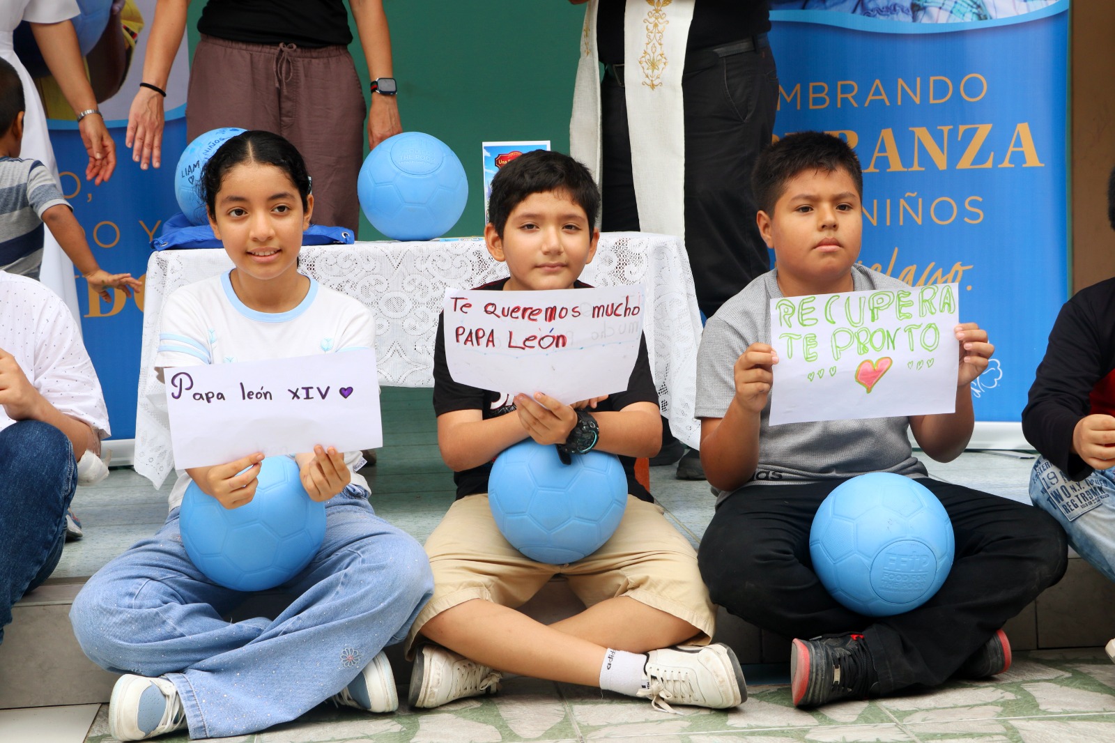 “Los niños de Chiclayo te queremos”: los mensajes de un albergue para el Papa León XIV