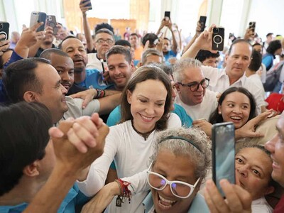 María Corina Machado regreso a Venezuela
