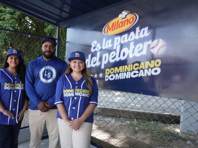Milano convierte la pasta en una pelota de béisbol