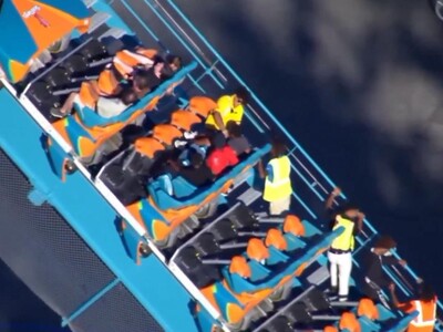 Muere hombre al caer de montaña rusa Six Flags de Georgia