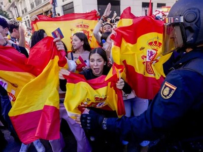 Policía Nacional interviene en acampada vivienda Madrid