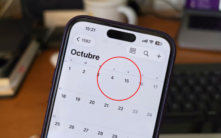 Por qué faltan diez días en el calendario de tu móvil si viajas hasta octubre de 1582