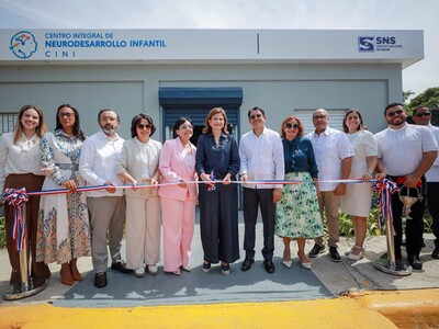 Raquel Peña inaugura Unidad de Neurodesarrollo Infantil