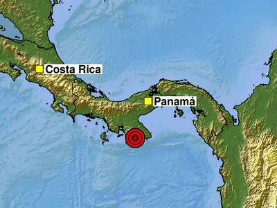 Se registra sismo en Panamá de 5.2