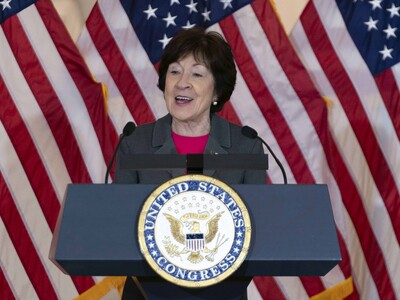 Susan Collins y Troy Jackson cruzan ataques en el tramo final en Maine