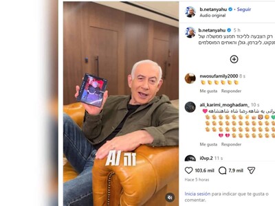 Tendencia Dame hombro llega a Netanyahu con video viral