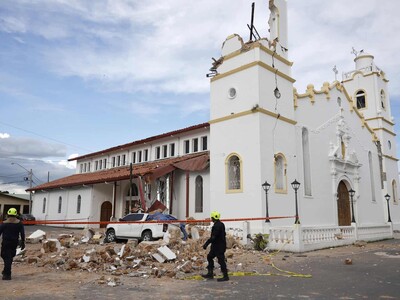 Terremoto Panamá provoca colapso de edificios en Penonomé