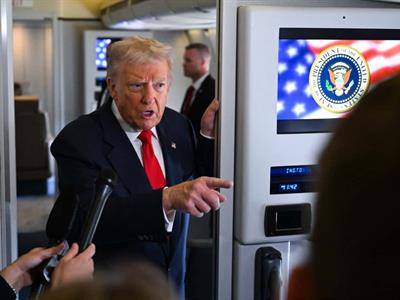 Trump veta acceso a Air Force One a periodista de The Independent