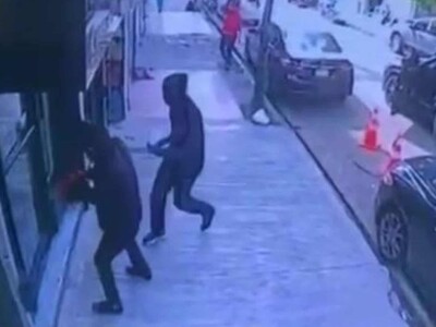 Villa Juana: a tiros reciben delincuentes trataron de atracar joyería